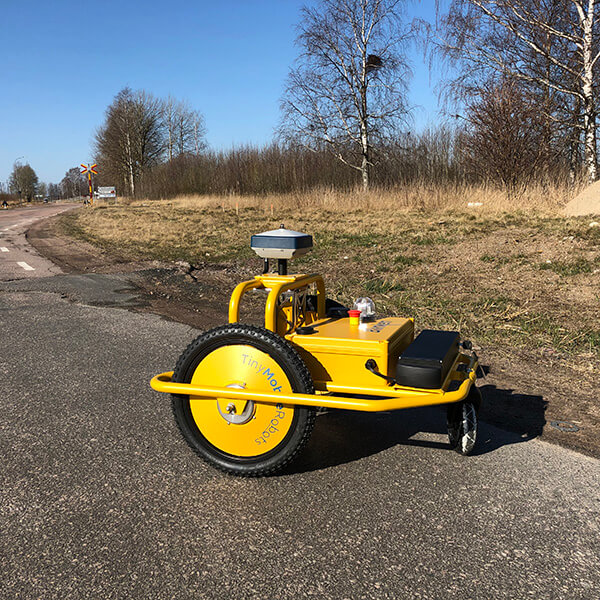 TinySurveyor Terra Utsättningsrobot