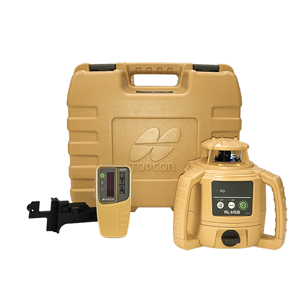 Topcon RL-H5B Planlaser inkl. väska och Topcon LS-80X Lasermottagare