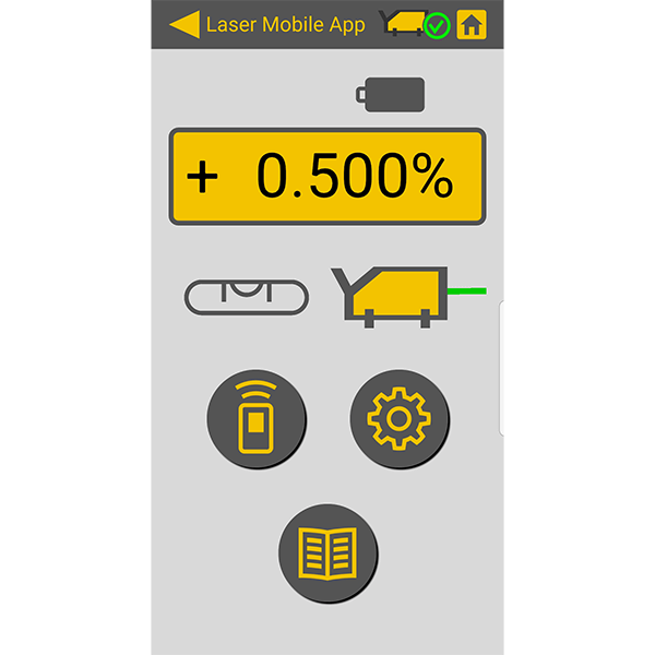 Topcon App till Topcon TP-L6 Serien Rörläggningslaser