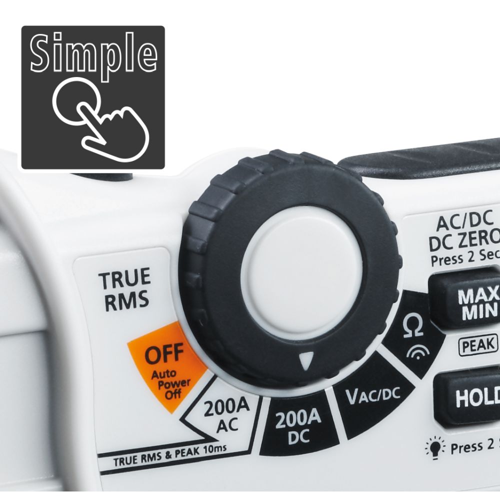 MultiClamp-Meter Strömtång
